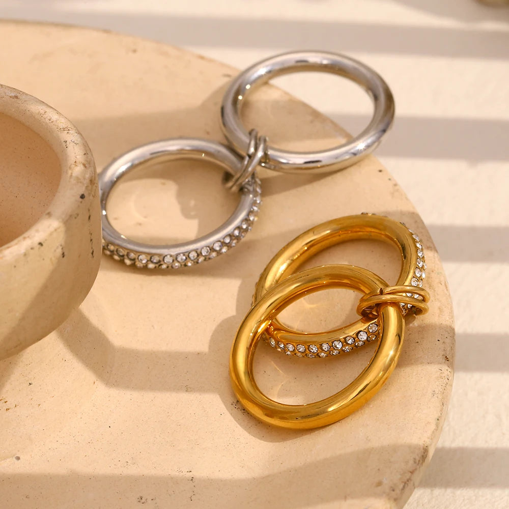 The Celeste Double Layer Ring by Vexa - RING - Vexa