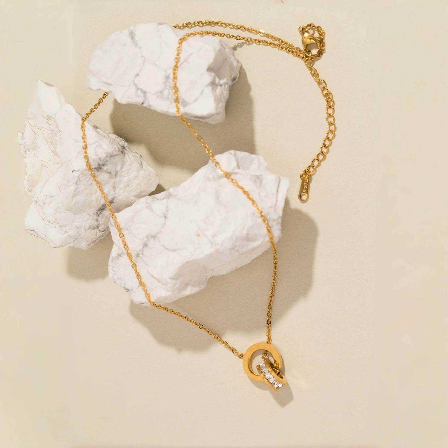 The Vintage Roman Numeral Ferrule Necklace by Vexa - necklace - Vexa