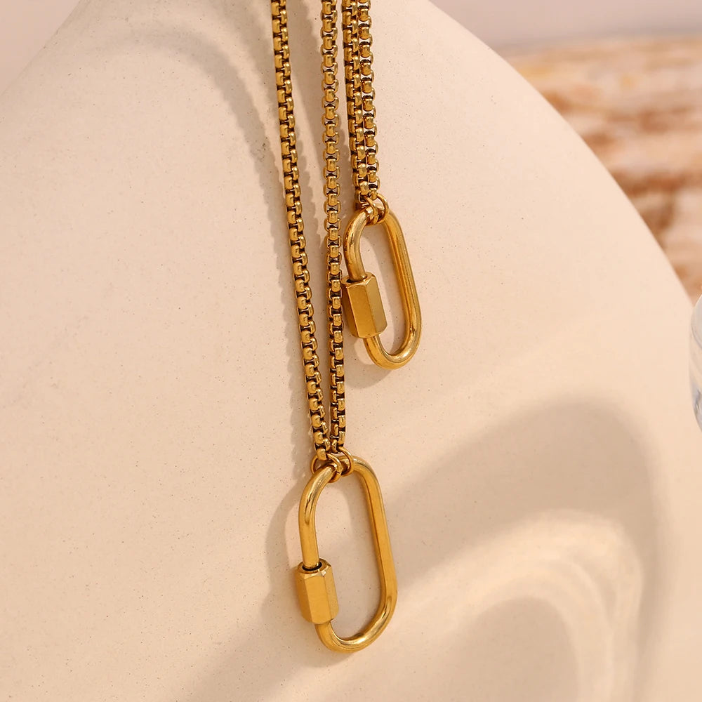 The Nexus Modern Geometric DIY Necklace by Vexa - necklace - Vexa