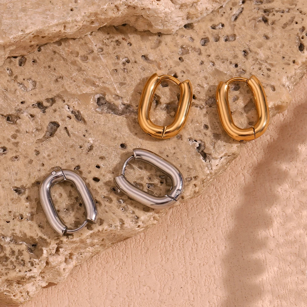 The Celeste Minimalist Hoop Earrings by Vexa - Earring - Vexa