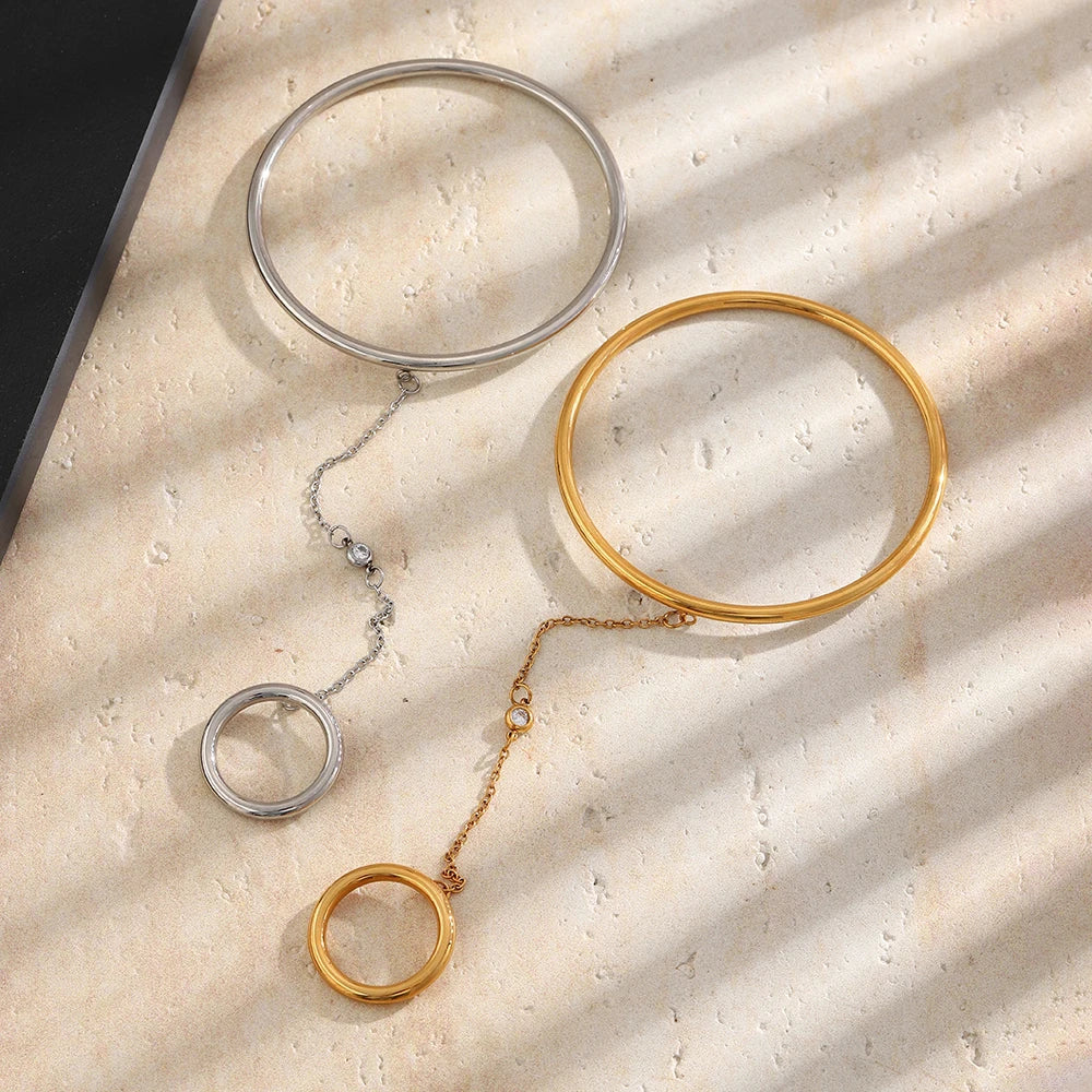 The Mirage Hand Chain Bangle by Vexa - Bracelet - Vexa