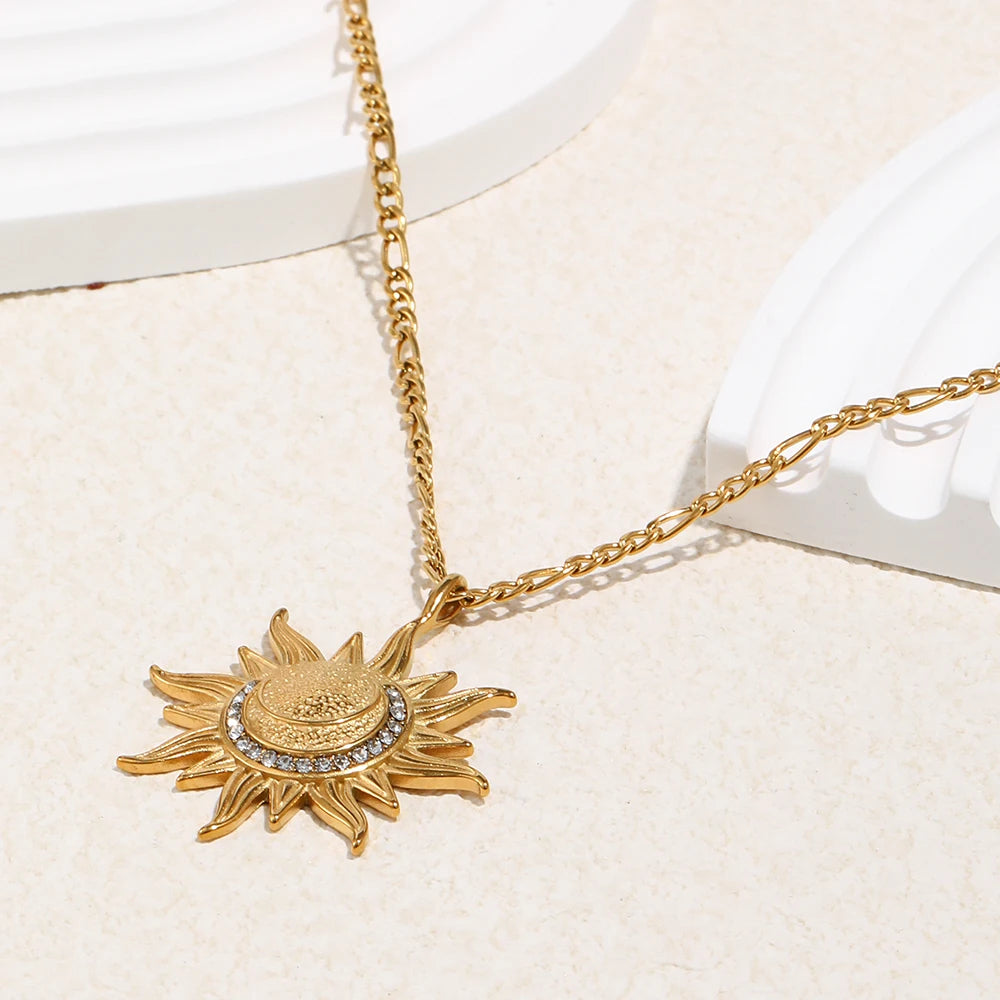 The Solstice Moon Medallion by Vexa - necklace - Vexa