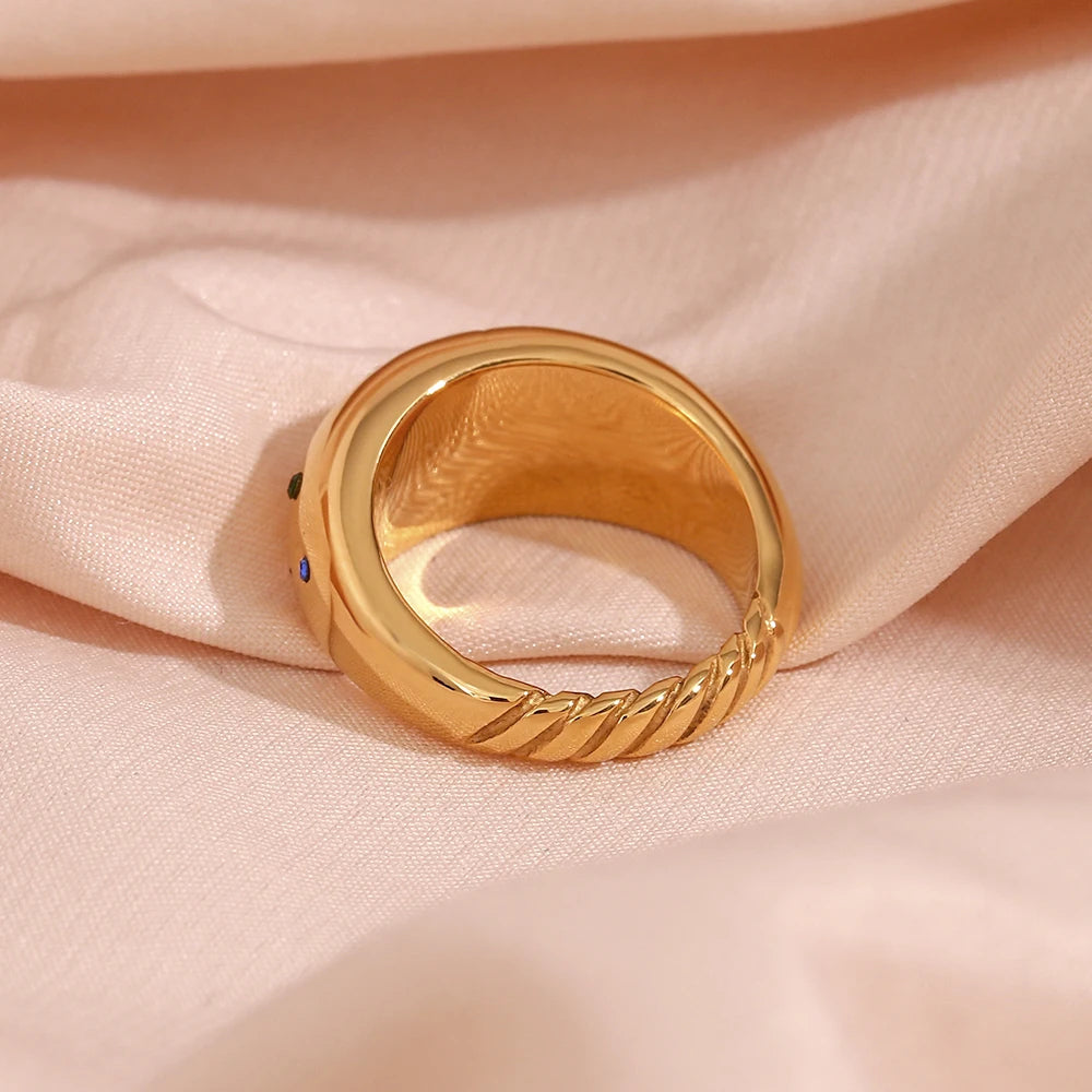 The Nova Starburst Gem Dome Ring by Vexa - RING - Vexa