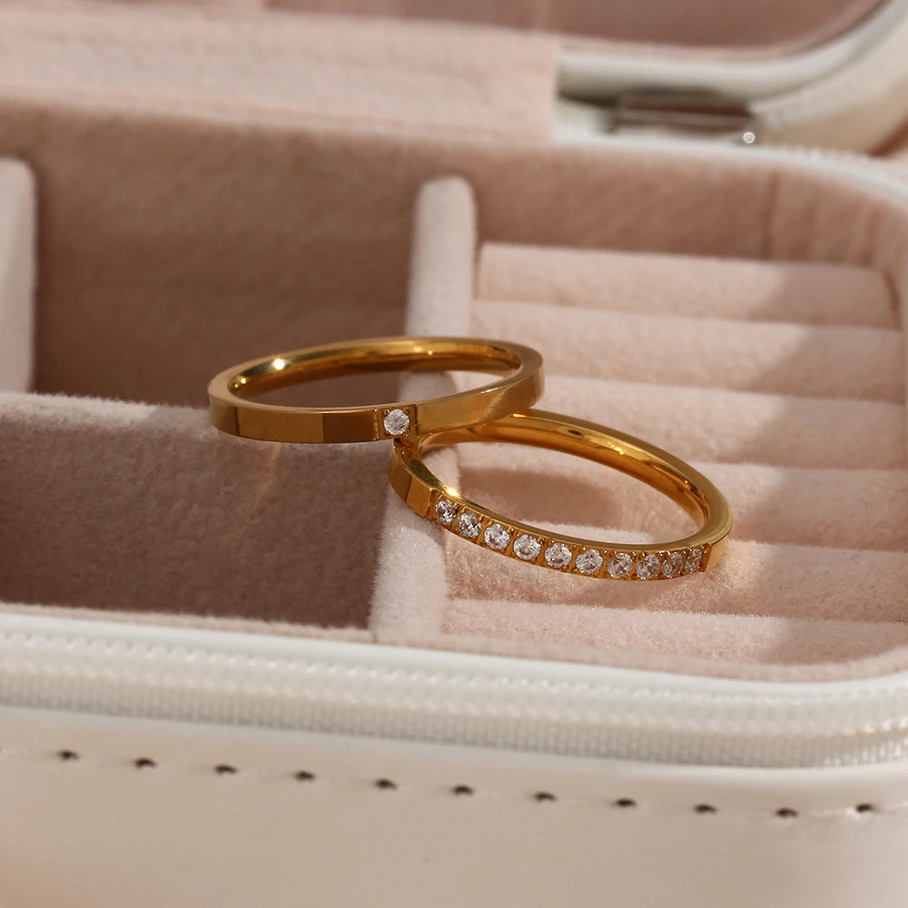 The Auralia Twin Stacking Rings by Vexa - RING - Vexa