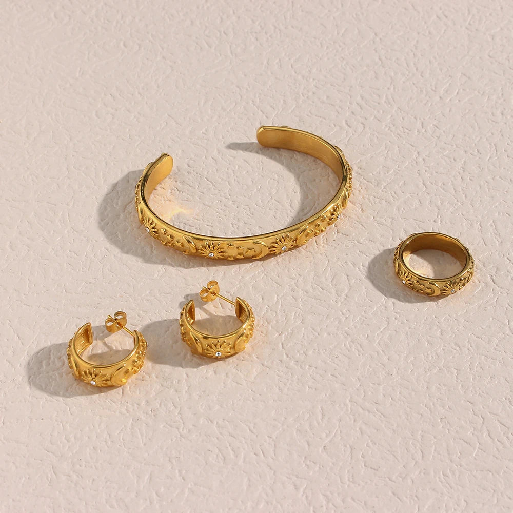 The Solstice Vintage Celestial Jewelry Set by Vexa - Jewelry Set - Vexa