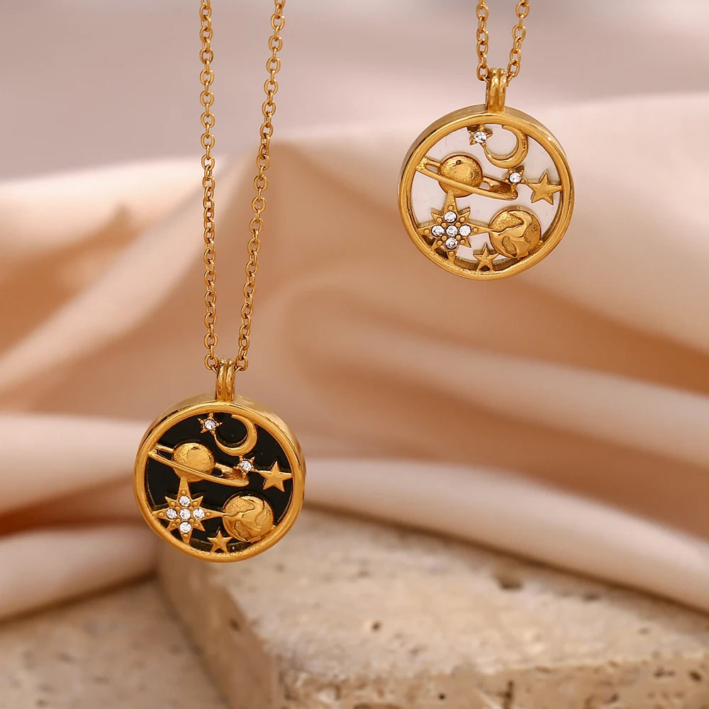 The Astra Celestial Shell Necklace by Vexa - necklace - Vexa