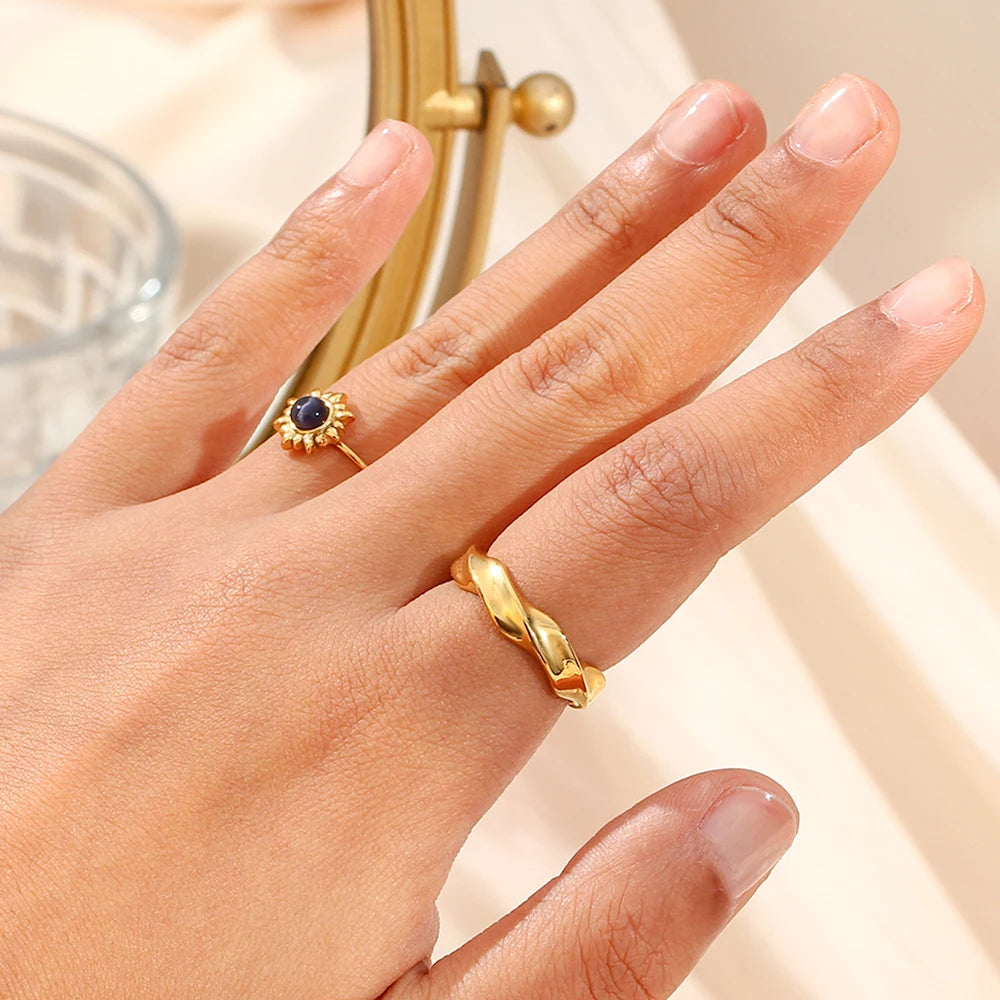 The Tidal Waterwave Twist Ring by Vexa - RING - Vexa