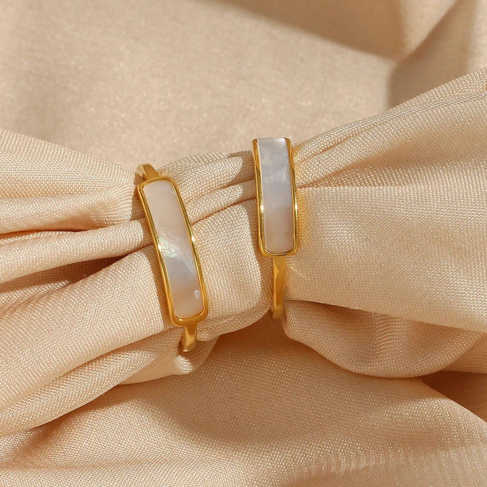 The Luminous Shell Bar Ring by Vexa - RING - Vexa