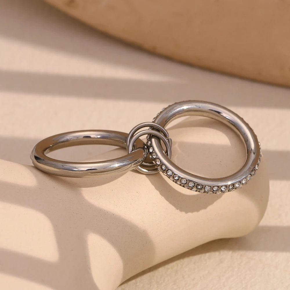 The Celeste Double Layer Ring by Vexa - RING - Vexa