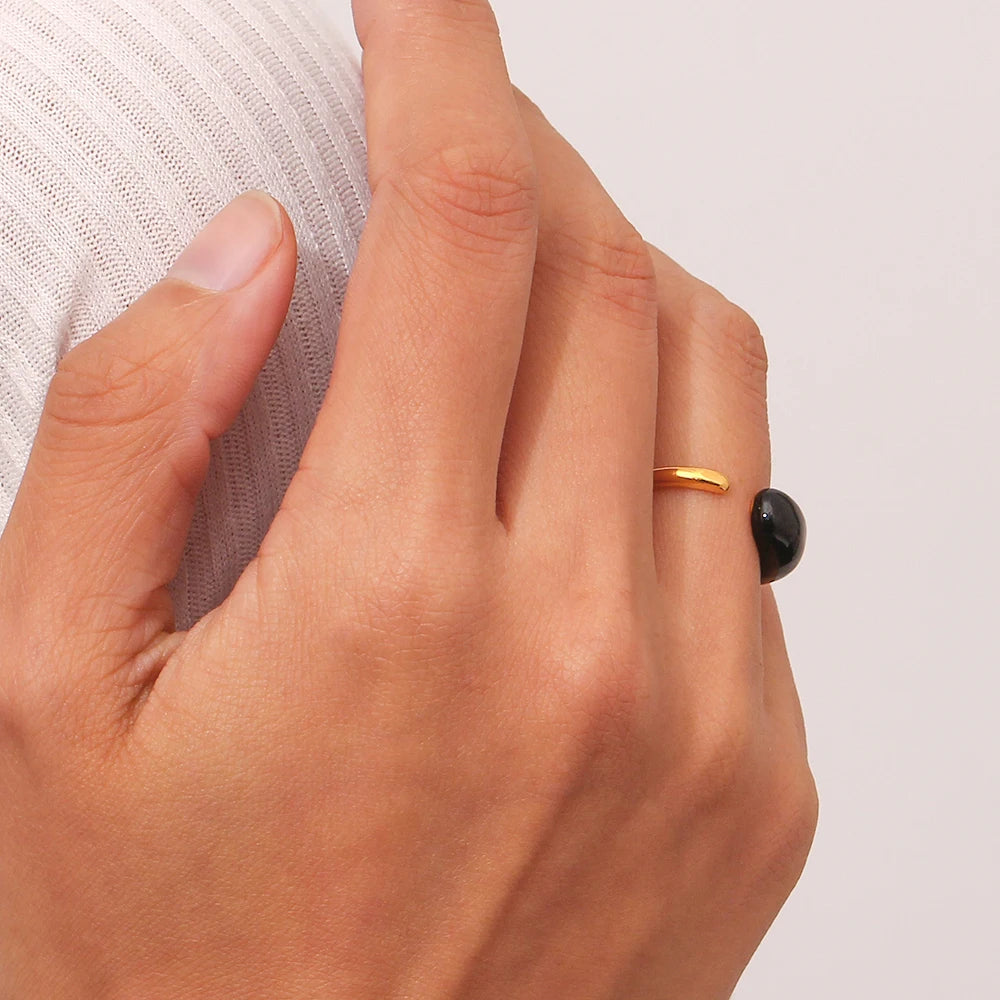 The Chroma Teardrop Enamel Ring by Vexa - RING - Vexa