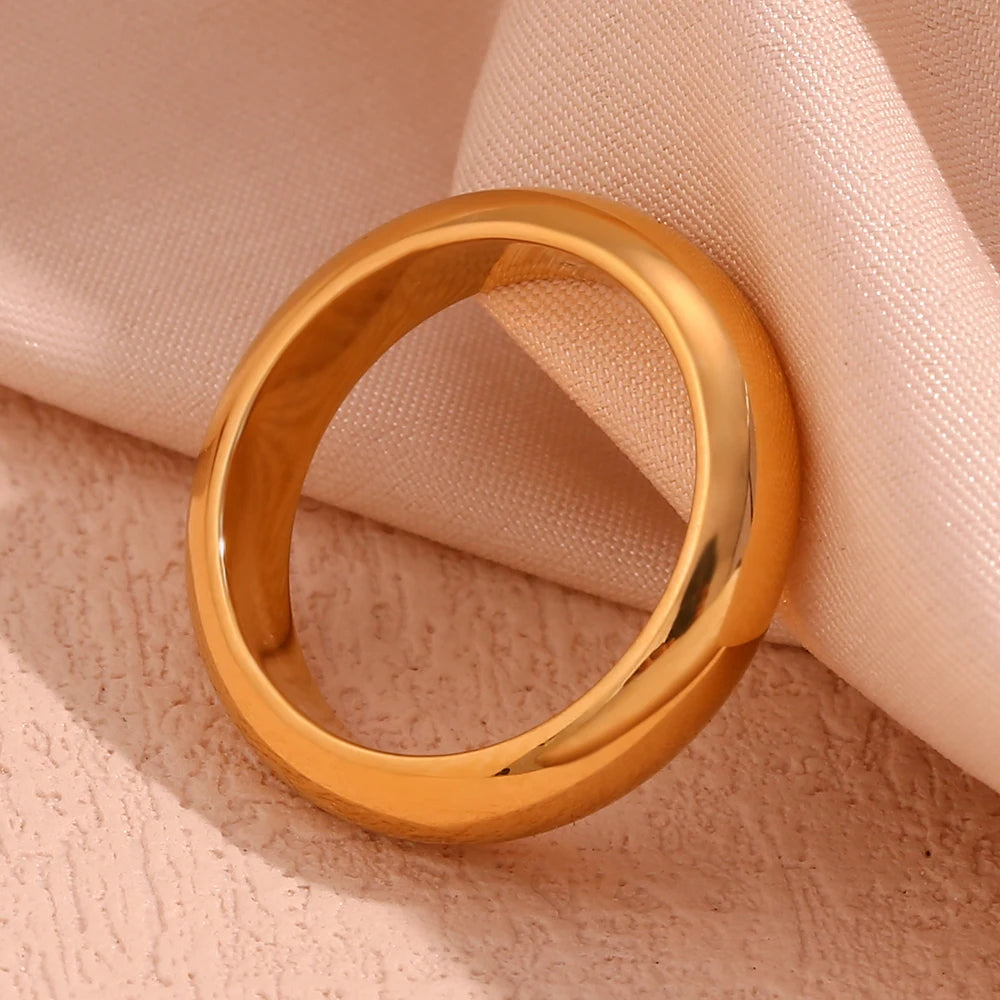 The Zenith Minimalist Dome Ring by Vexa - RING - Vexa