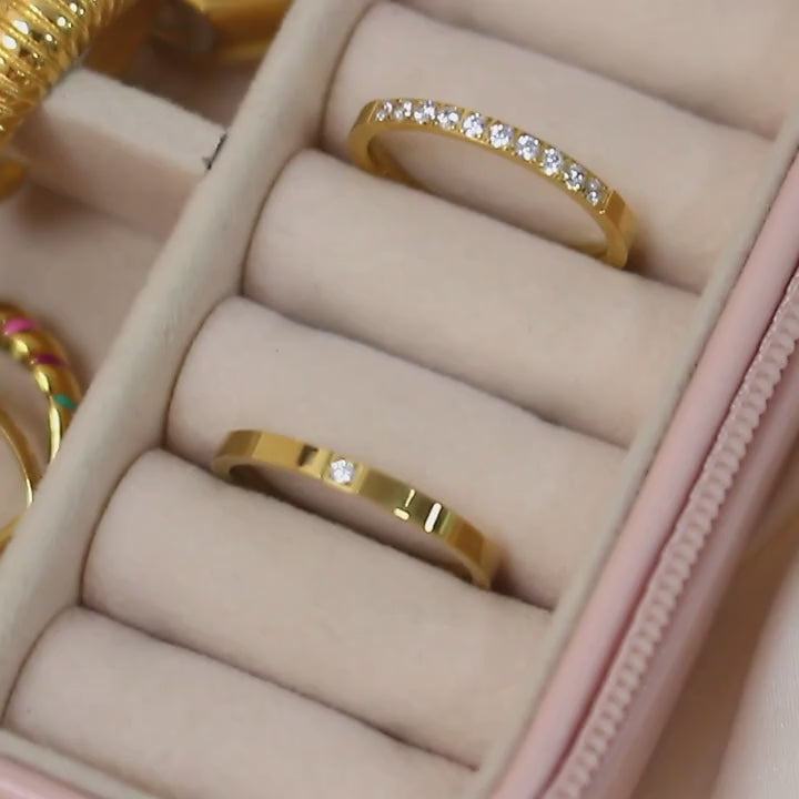 The Auralia Twin Stacking Rings by Vexa