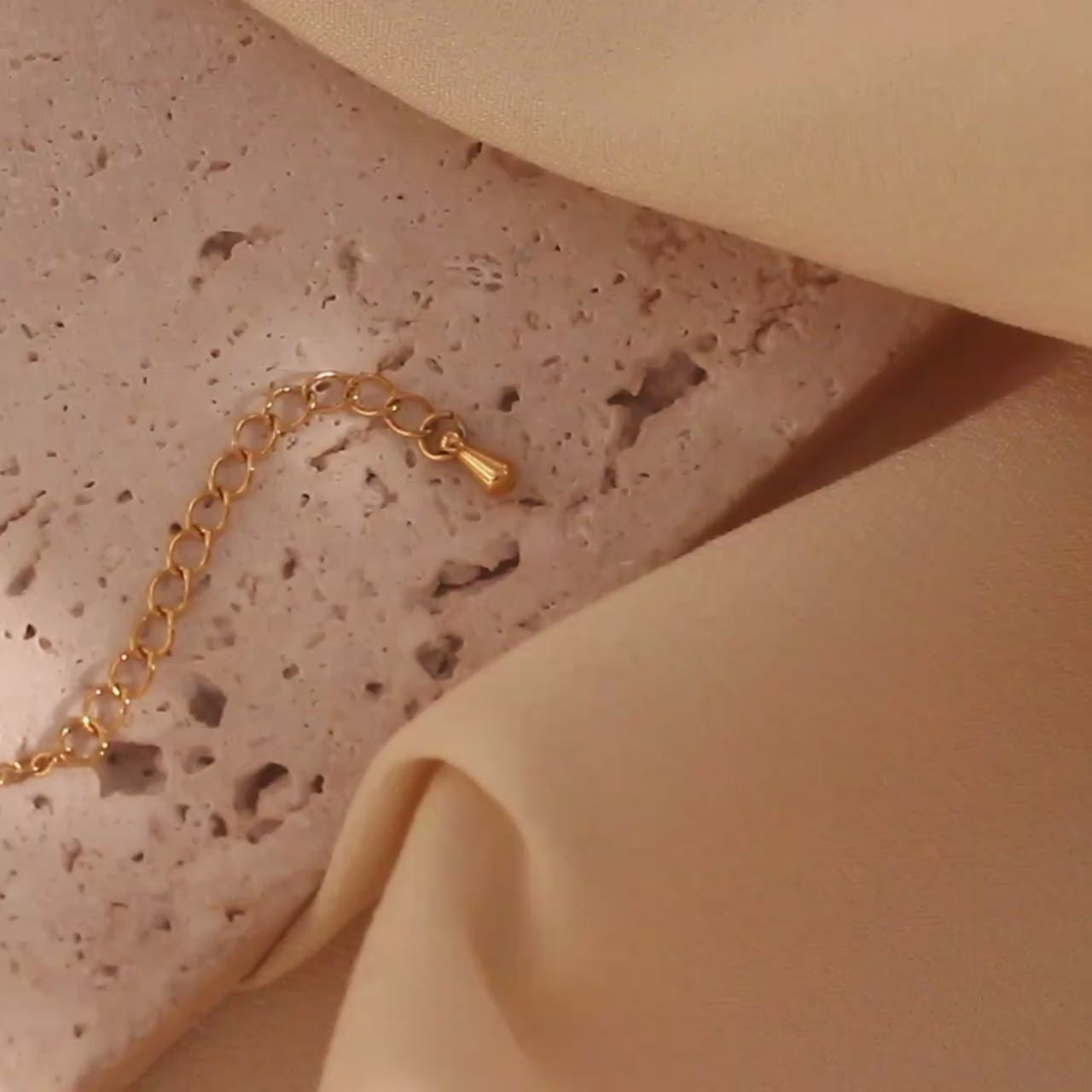 The Dainty Blossom Gold Chain Bracelet by Vexa