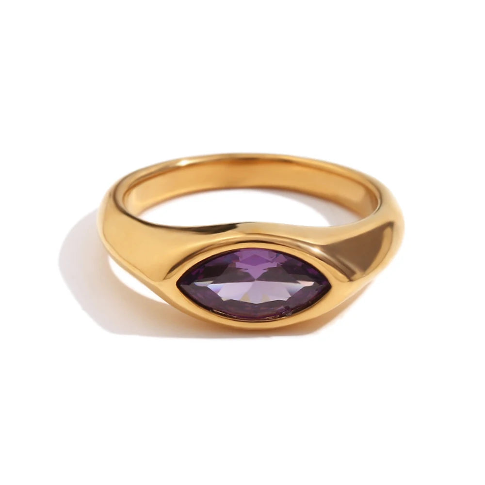 The Elara Marquise Ring by Vexa - RING - Vexa - 8 - Purple